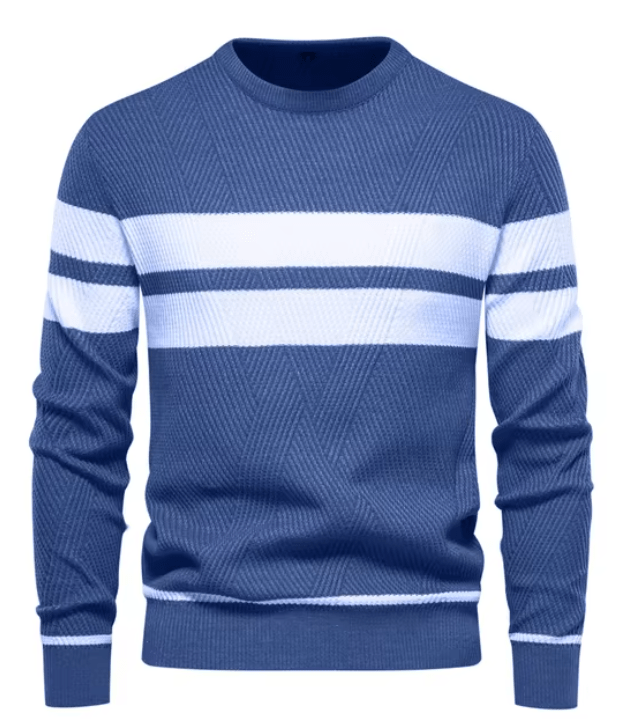 Berengar | Stilvoller Herrenpullover mit Fischgrätmuster