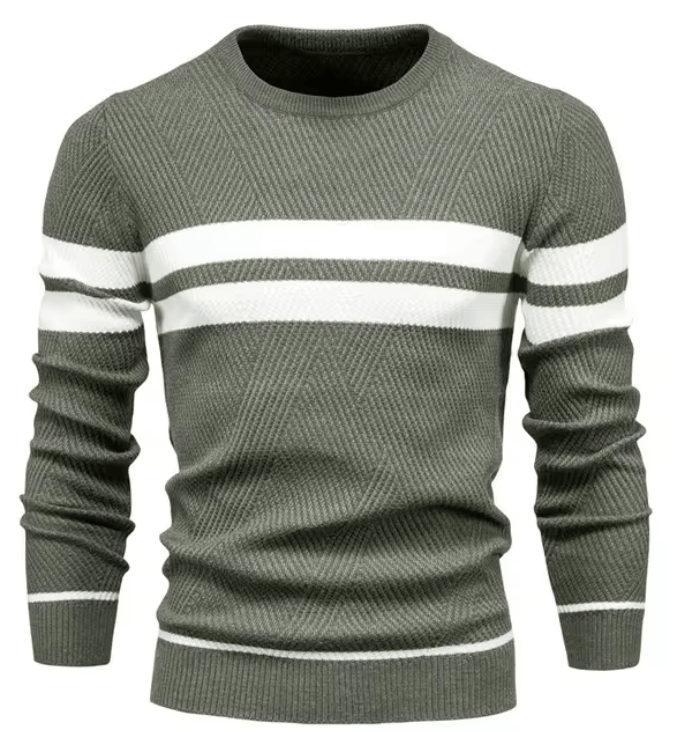 Berengar | Stilvoller Herrenpullover mit Fischgrätmuster