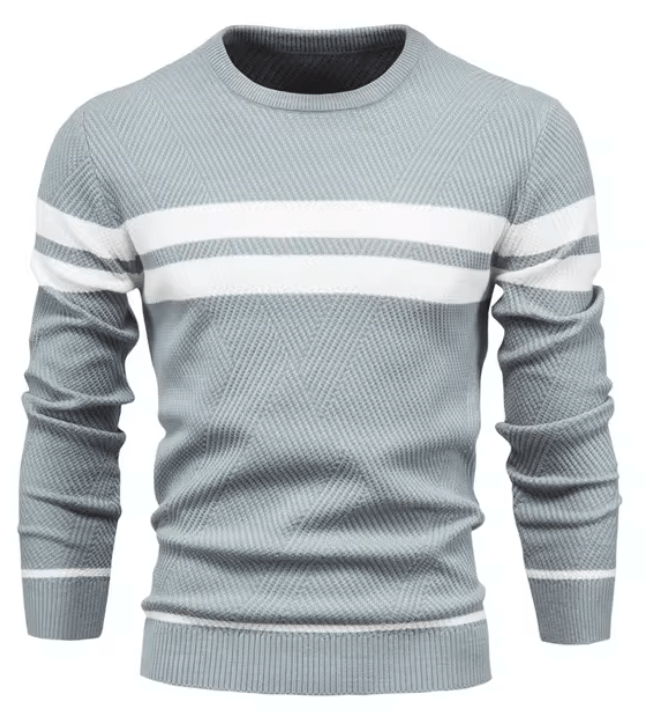 Berengar | Stilvoller Herrenpullover mit Fischgrätmuster