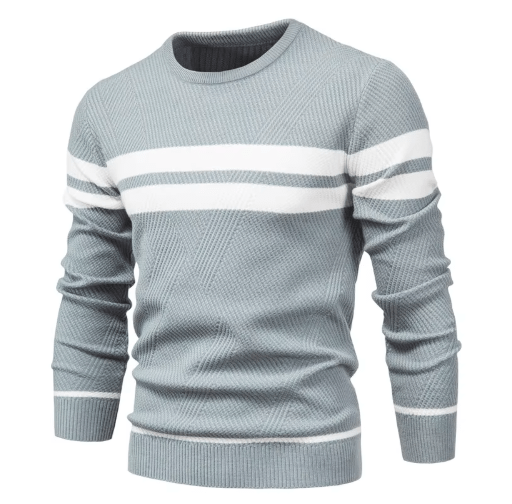 Berengar | Stilvoller Herrenpullover mit Fischgrätmuster