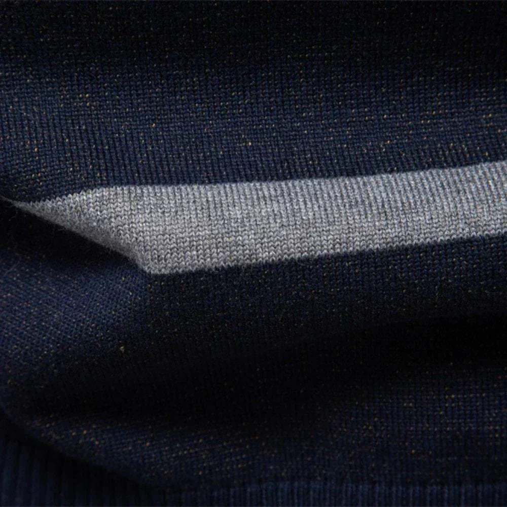 Rosenfeld | Eleganter Herrenpullover mit Diamantdesign