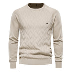Theodor | Eleganter Herrenpullover mit Rautenmuster