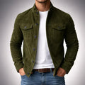 Knopflederjacke für Herren – zeitlos und elegant