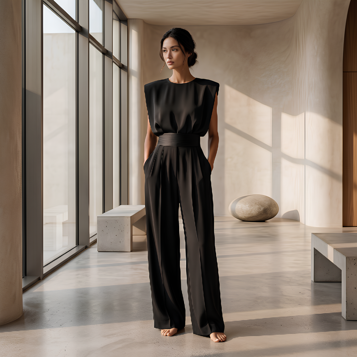 Avéline Flow Jumpsuit | Elegante Leichtigkeit für jeden Anlass