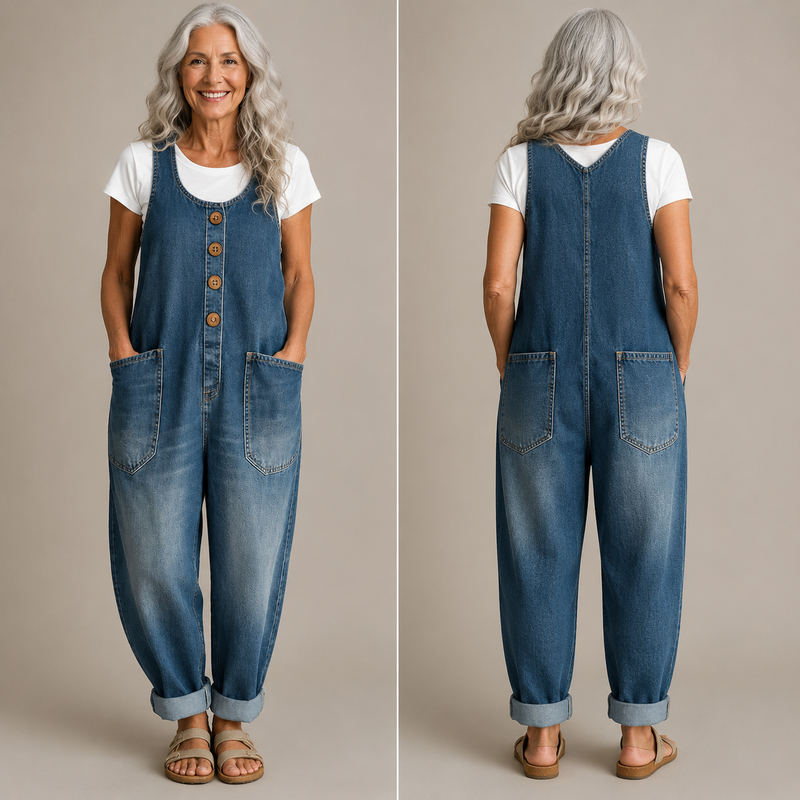 Lova Denim Jumpsuit - zeitlose Eleganz