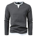 Alwin | Elegantes Langarmshirt aus hochwertiger Baumwolle
