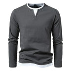 Alwin | Elegantes Langarmshirt aus hochwertiger Baumwolle