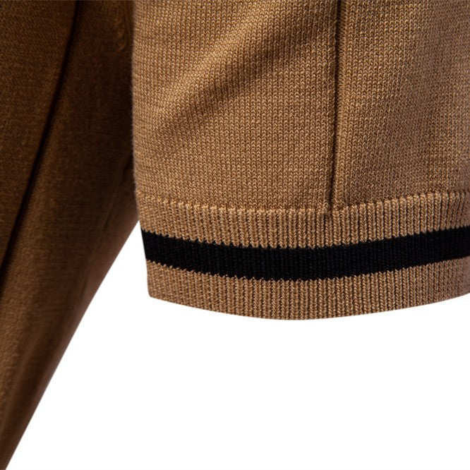 EROS | Edles Polo-Shirt mit vertikaler Textur
