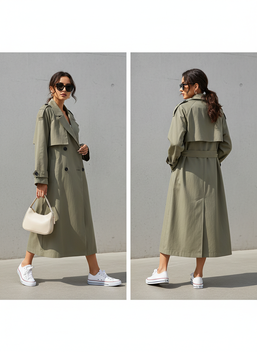 Camille Trench - Betont Ihre Taille