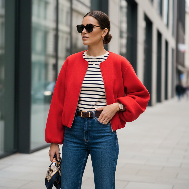Elara Soft Bomber - Ideal für frische Tage