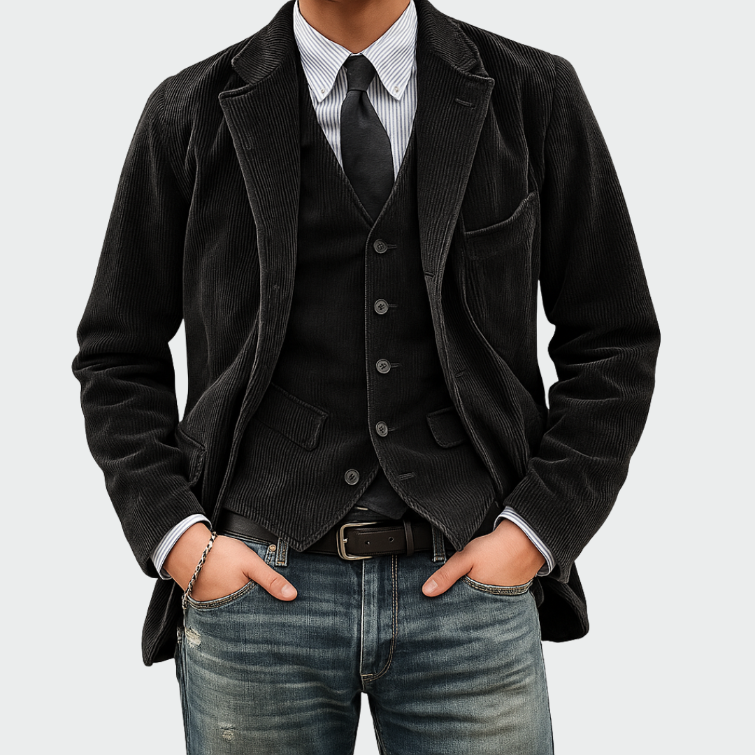 Ulf | Zeitlos elegante Anzugjacke und Weste