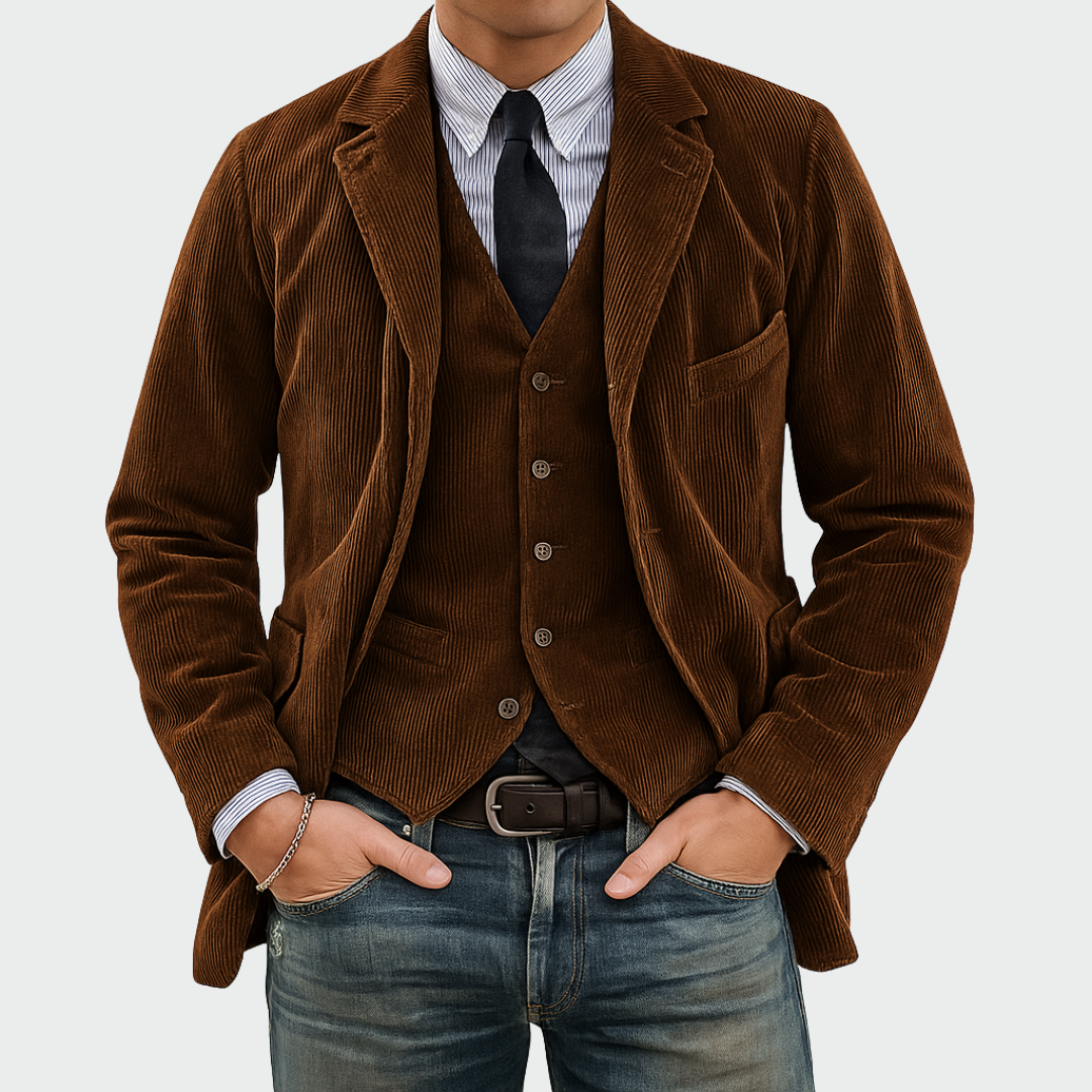 Ulf | Zeitlos elegante Anzugjacke und Weste