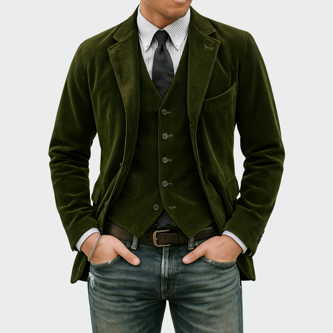 Ulf | Zeitlos elegante Anzugjacke und Weste