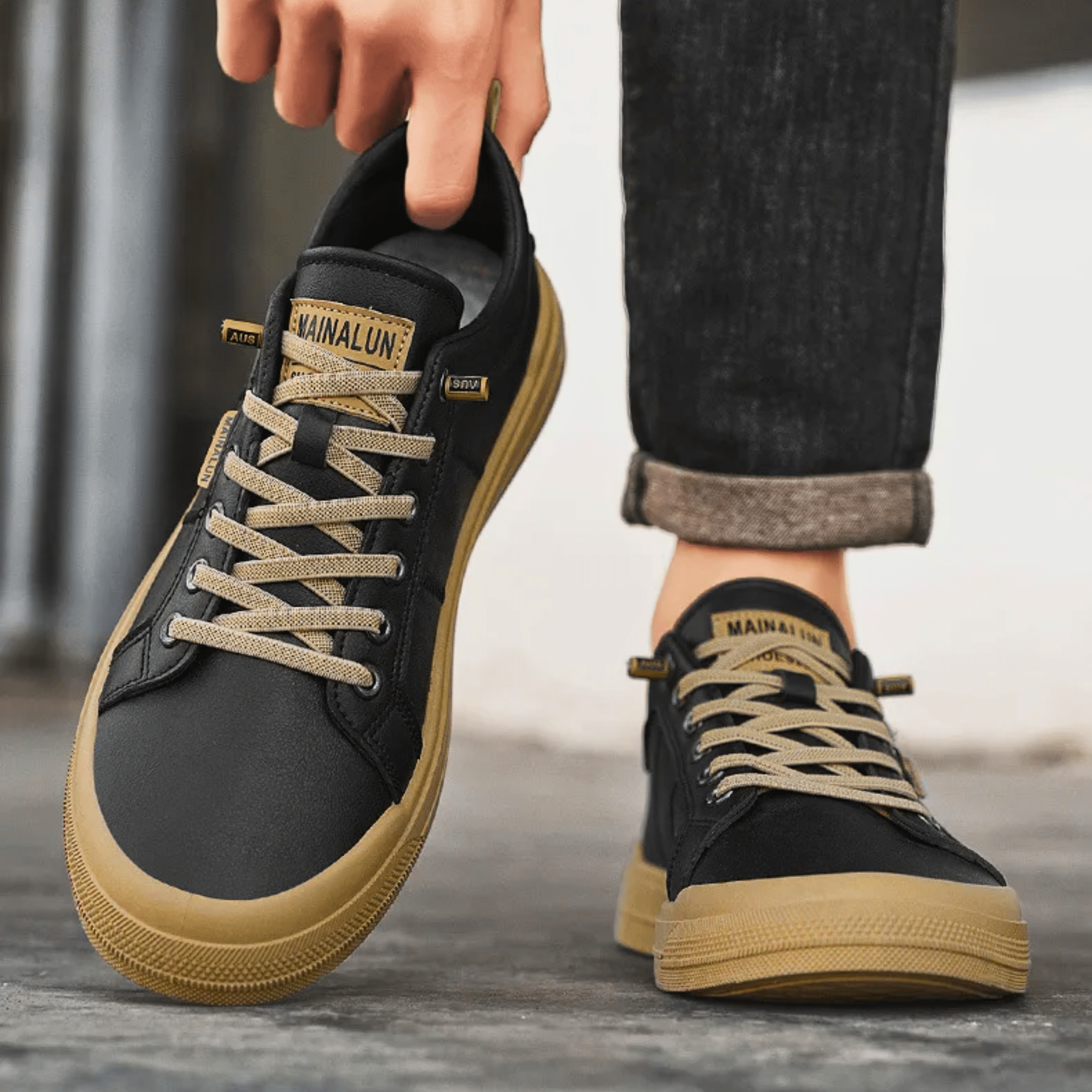 HARRINGTON LEDERSNEAKER – Zeitloser Komfort für den Alltag