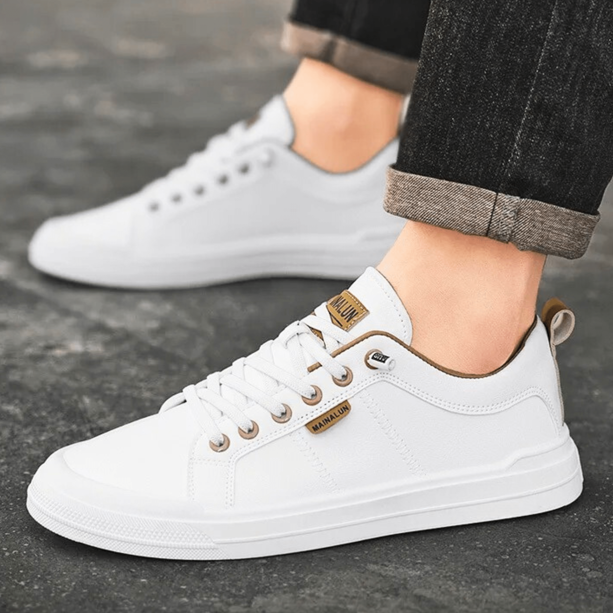 HARRINGTON LEDERSNEAKER – Zeitloser Komfort für den Alltag