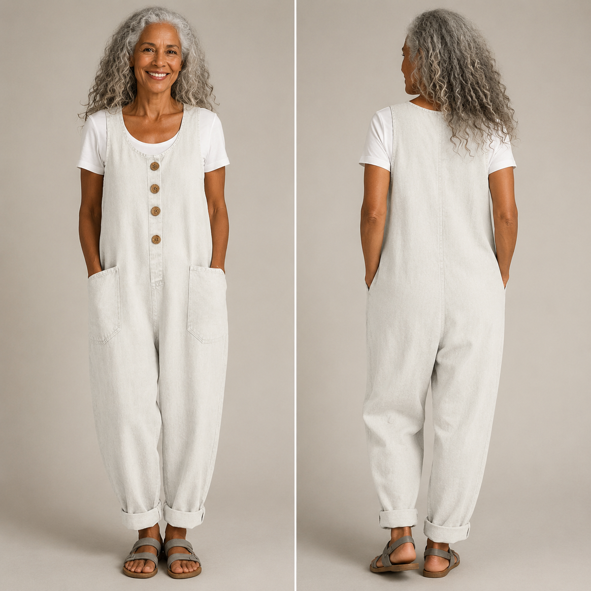 Lova Denim Jumpsuit - zeitlose Eleganz