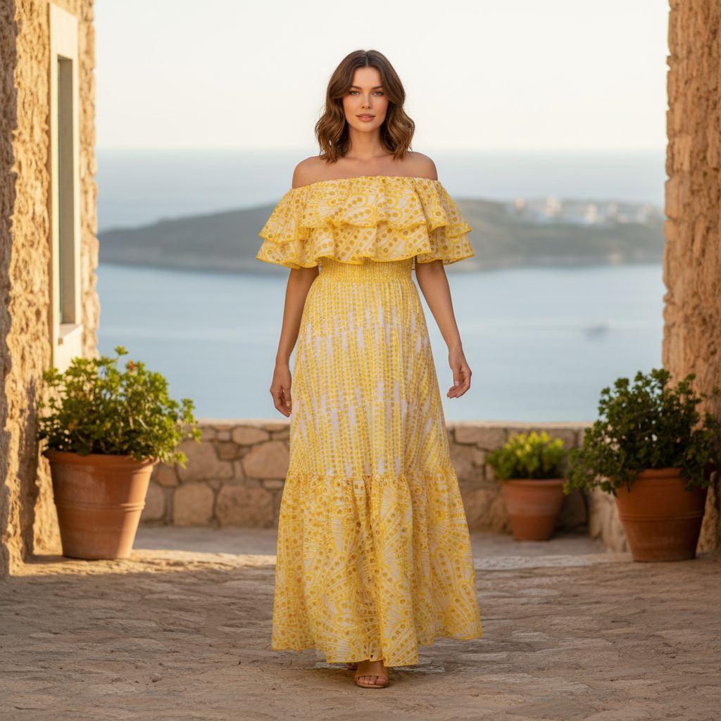 Almira Soleil Kleid - fließend und elegant